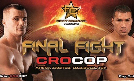 Cro Cop final fight - Mirko Filipović u Areni Zagreb, 10.03. u 19:00 h