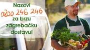 Brza zagrebačka dostava svježih eko proizvoda