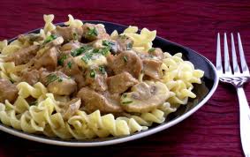 Seitan stroganoff