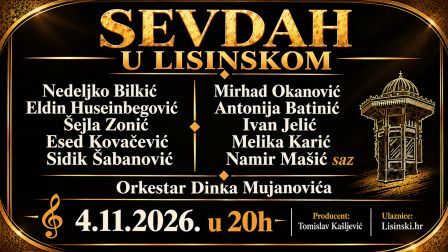 21. Sevdah u Lisinskom – Zagreb, 4. studenoga 2026.