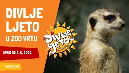 Počeli upisi za DIVLJE LJETO - edukativni program  Zoo Zagreb za učenike od 1- 6 razreda,  koji traje od 15.6 do...