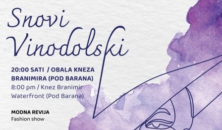 Manifestacije Snovi Vinodolski u subotu 8. kolovoza od 20:00 sati Obala kneza...