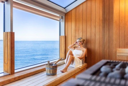Wellness vikend u St. Bernardin resortu Portorož posebno je iskustvo,  sa pogledom na more iz saune  i šetnjom Piranom i solanom