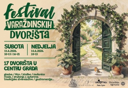 Festival varaždinskih dvorišta 13. i 14. lipnja donosi sadržaje u čak 17...